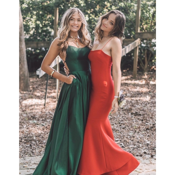 LIKELY Revolve Aurora Red Maxi Mermaid Gown - Picture 4 of 16